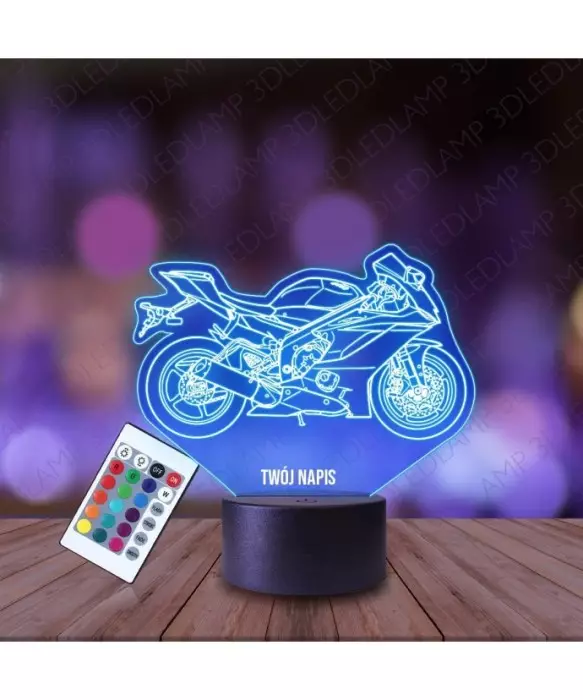 Lampka Nocna 3D LED LAMP Yamaha YZF-R6