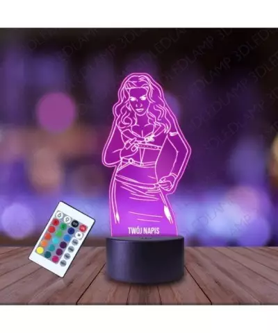 Lampka Nocna 3D LED LAMP Madonna