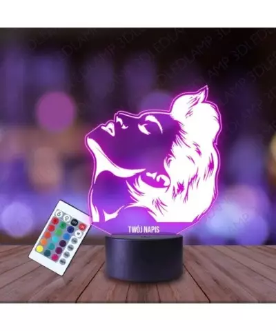 Lampka Nocna 3D LED LAMP Madonna Louise