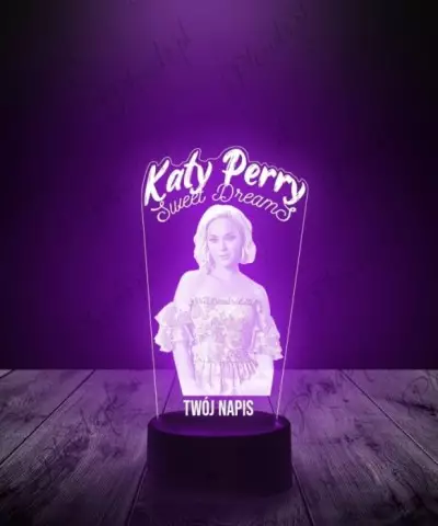 Lampka LED 3D Plexido Katy Perry Sweet Dreams - 2