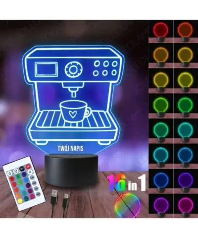 Lampka Nocna 3D LED LAMP Ekspress do Kawy