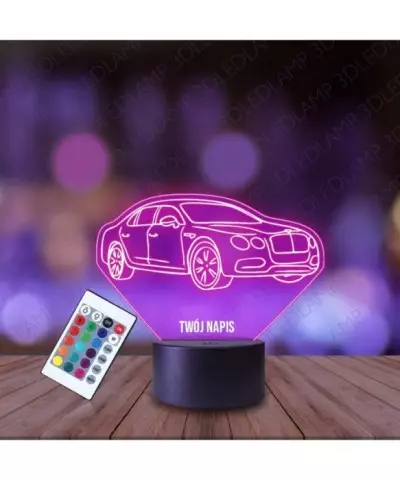 Lampka Nocna 3D LED LAMP Bentley Flying Spur