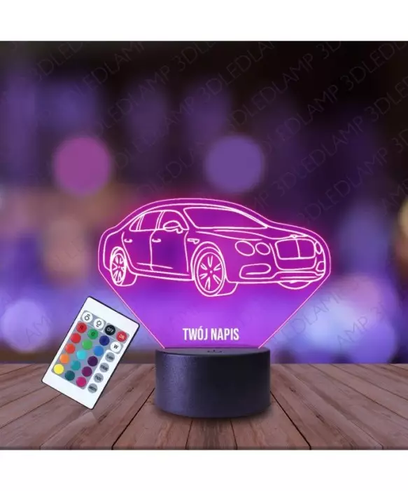 Lampka Nocna 3D LED LAMP Bentley Flying Spur
