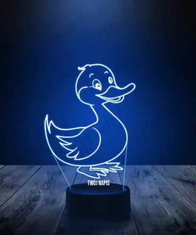 Lampka LED 3D Plexido Kaczka - 2
