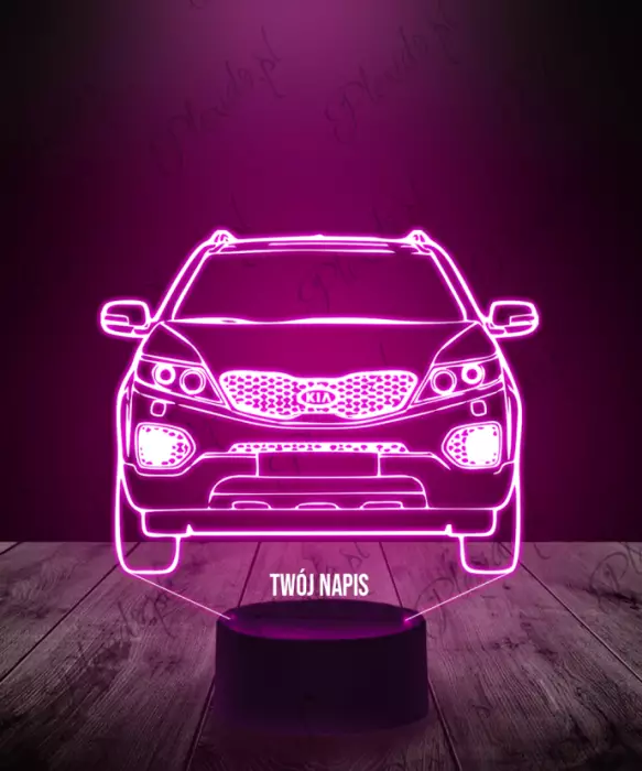 Lampka LED 3D Plexido Samochód Kia Sorento - 1