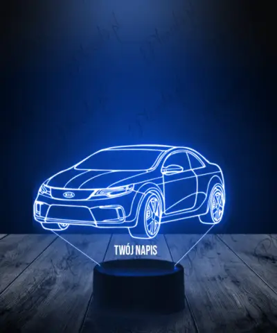 Lampka LED 3D Plexido Samochód Kia Koup - 3