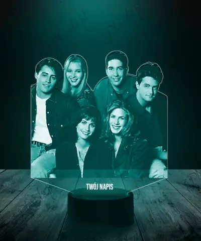 Lampka LED 3D Plexido Przyjaciele Friends - 3