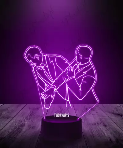 Lampka LED 3D Plexido Will Smith Chris Rock Uderzenie - 1