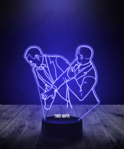 Lampka LED 3D Plexido Will Smith Chris Rock Uderzenie - 3
