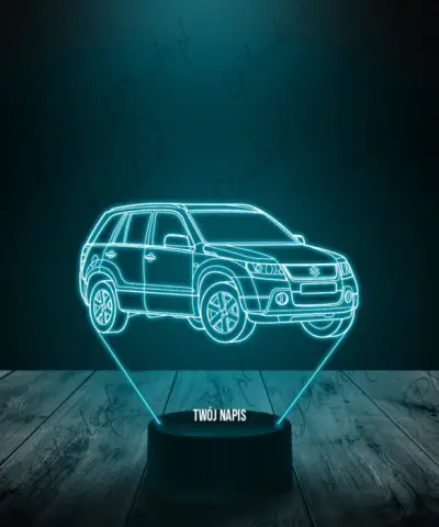 Lampka LED 3D Plexido Samochód Suzuki Grand