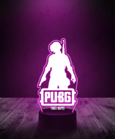 Lampka LED 3D Plexido PUBG: Battlegrounds - 3