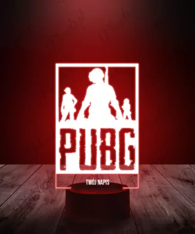 Lampka LED 3D Plexido PUBG: Battlegrounds Postacie - 3