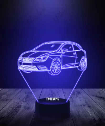 Lampka LED 3D Plexido Samochód Seat Ibiza - 1