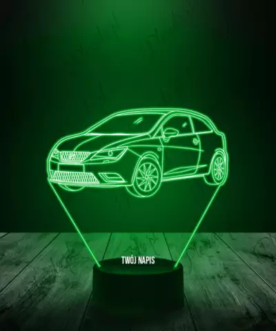 Lampka LED 3D Plexido Samochód Seat Ibiza - 2