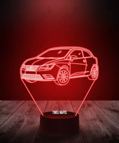 Lampka LED 3D Plexido Samochód Seat Ibiza - 3