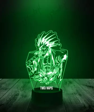 Lampka LED 3D Plexido Kenpachi Zaraki Bleach