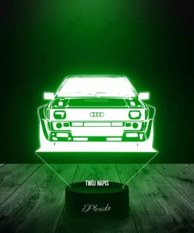 Lampka LED 3D Plexido Samochód Audi Sport