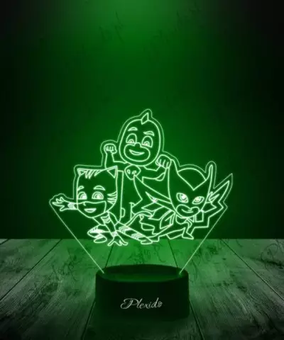 Lampka LED 3D Plexido Bajka Pidżamersi