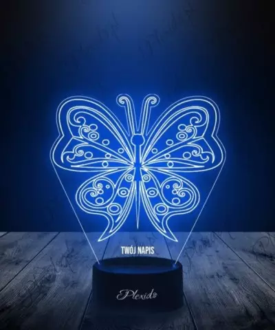 Lampka LED 3D Plexido Motyl - 1
