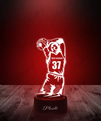 Lampka LED 3D Plexido Koszykarz NBA - 1
