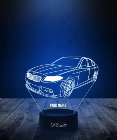 Lampka LED 3D Plexido Samochód BMW Seria 5