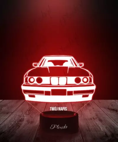 Lampka LED 3D Plexido Samochód BMW M5 E34 - 1
