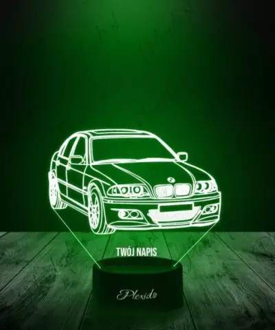 Lampka LED 3D Plexido Samochód BMW E46 M3 - 2