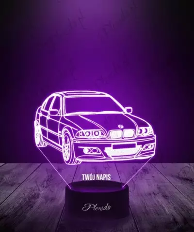 Lampka LED 3D Plexido Samochód BMW E46 M3 - 3