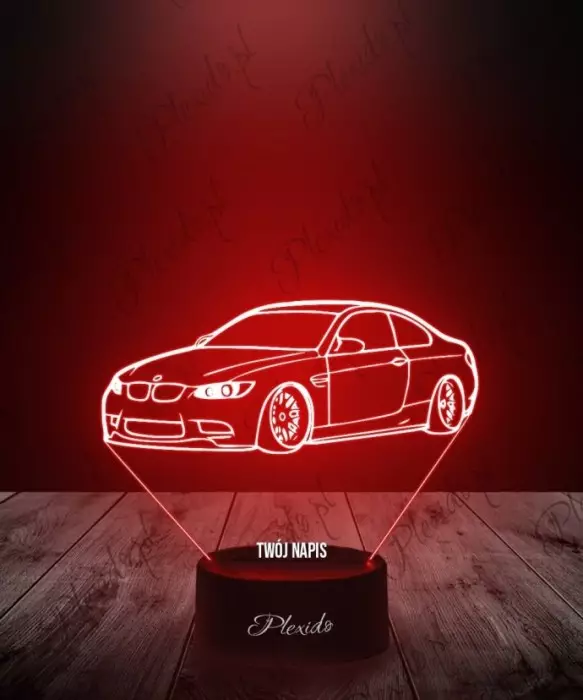 Lampka LED 3D Plexido Samochód BMW E92 - 1