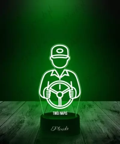 Lampka LED 3D Plexido Zawodowy Kierowca - 1