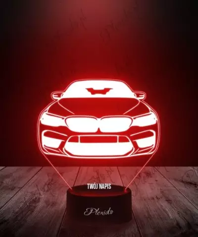 Lampka LED 3D Plexido Samochód BMW M5 - 1