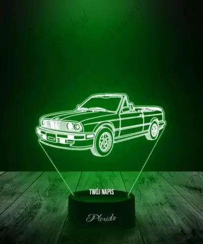 Lampka LED 3D Plexido Samochód BMW E325i - 3