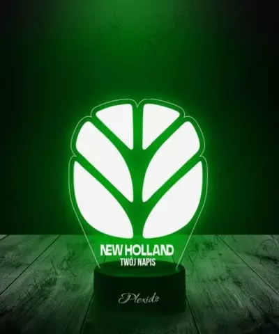 Lampka LED 3D Plexido Prezent dla Fana Rolnictwa New Holland Logo - 2