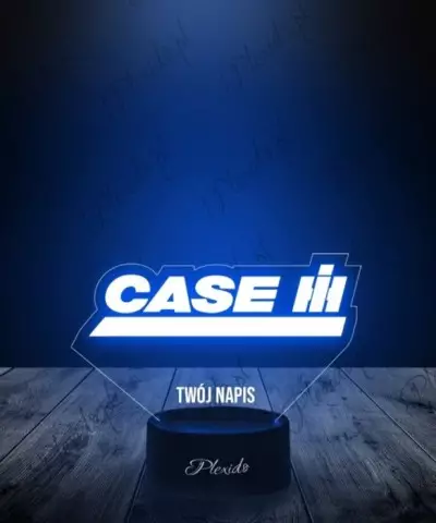 Lampka LED 3D Plexido Prezent dla Fana Rolnictwa Case Emblemat
