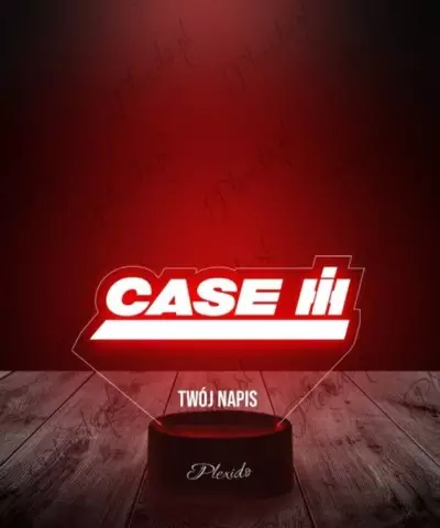 Lampka LED 3D Plexido Prezent dla Fana Rolnictwa Case Emblemat - 3