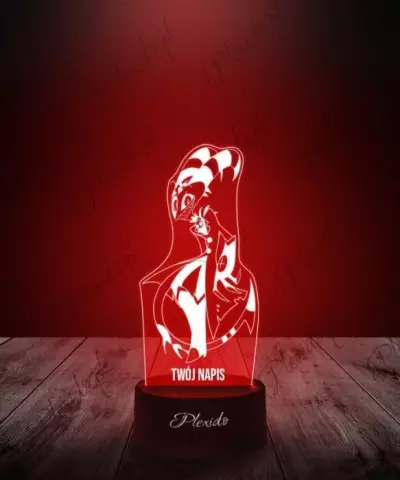 Lampka LED 3D Plexido Helluva Boss Blitzo - 2