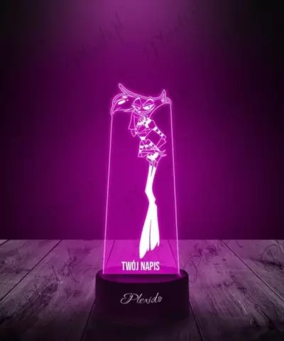 Lampka LED 3D Plexido Hazbin Hotel Angel - 3