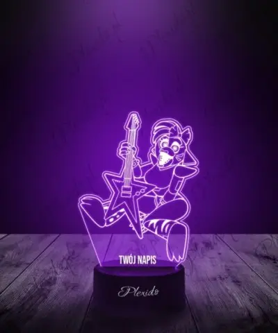Lampka LED 3D Plexido Five Nights at Freddy's FNAF Chica - 2
