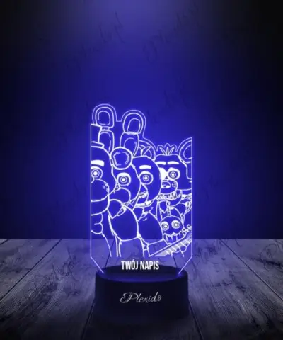 Lampka LED 3D Plexido Five Nights at Freddy's FNAF Movie - 2