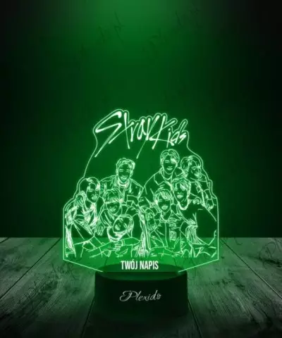 Lampka LED 3D Plexido K-Pop Zespół Stray Kids - 3