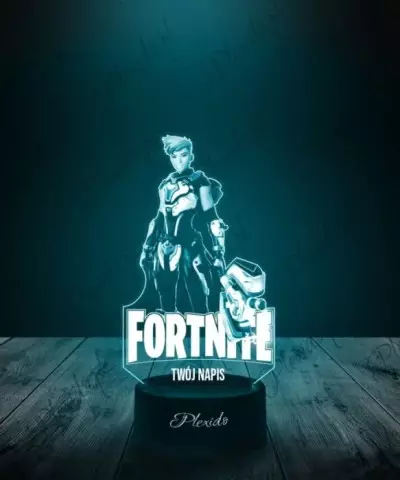 Lampka LED 3D Plexido Gra Fortnite Reese - 1
