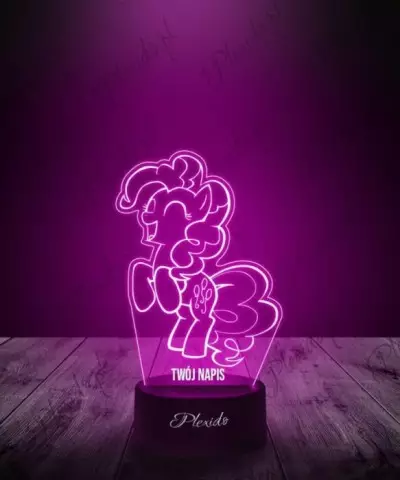 Lampka LED 3D Plexido Bajka My Little Pony Pinkie Pie Kucyk