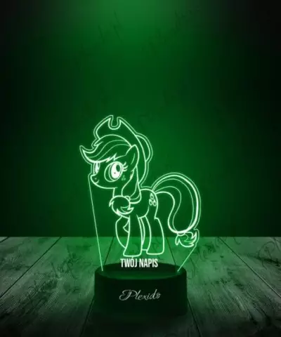 Lampka LED 3D Plexido Bajka My Little Pony Apple Jack - 2