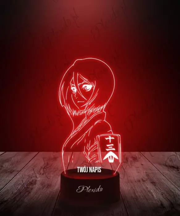 Lampka LED 3D Plexido Bleach Rukia Kuchiki - 1