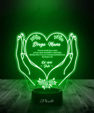 Lampka LED 3D Plexido Prezent dla Mamy Dzień Matki - 2