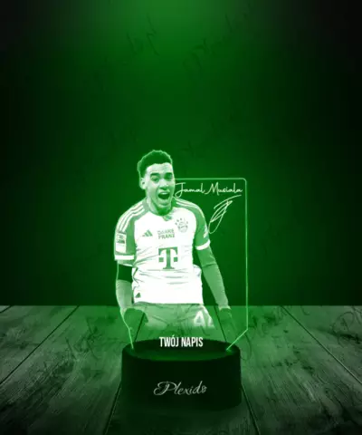 Lampka LED 3D Plexido Piłkarz Jamal Musiala Euro - 2