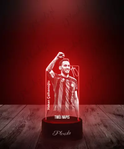Lampka LED 3D Plexido Piłkarz Hakan Calhanoglu Reprezentacja Euro - 3