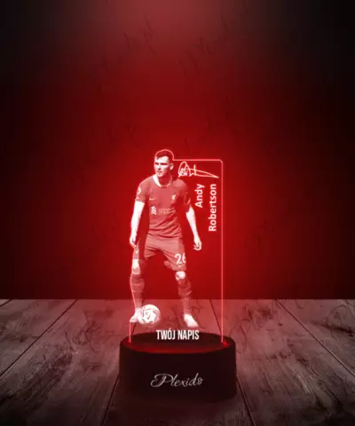 Lampka LED 3D Plexido Piłkarz Andy Robertson Reprezentacja Euro - 2