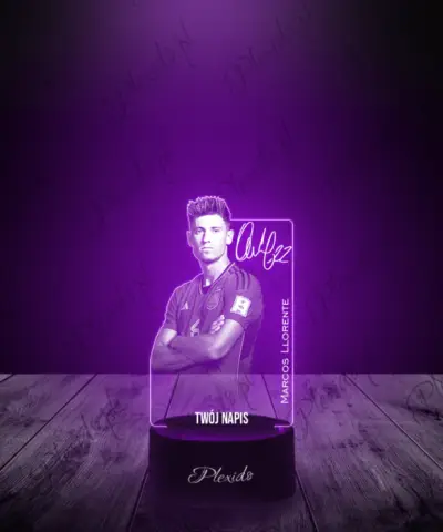 Lampka LED 3D Plexido Piłkarz Marcos Llorente Reprezentacja Euro - 2