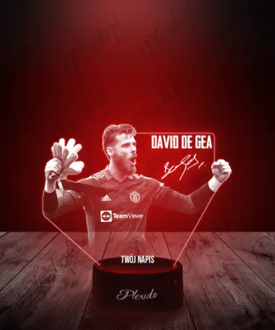 Lampka LED 3D Plexido Piłkarz David De Gea Reprezentacja Euro - 2